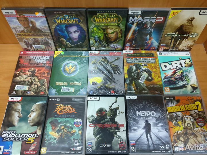 Игры для пк в боксах