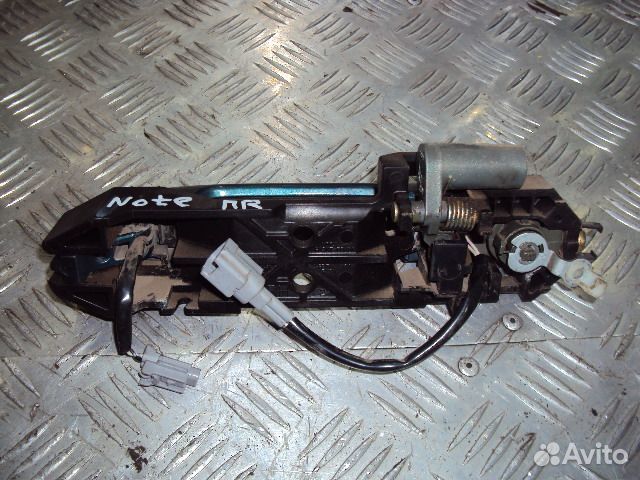 Ручка двери Note (04-13) наружняя пер R без вставки б\у (арт. 80640AX623)