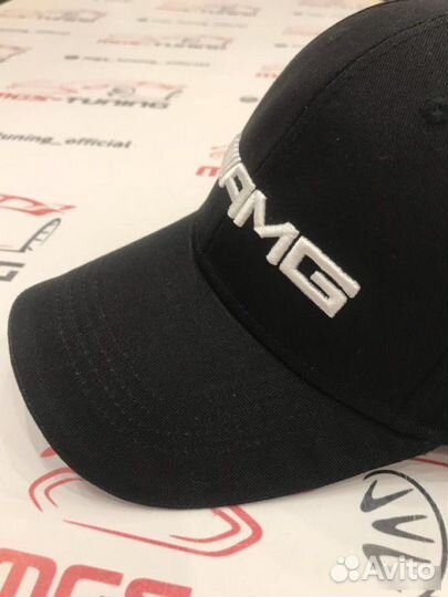Кепка Mercedes-Benz AMG стиль 2 черная