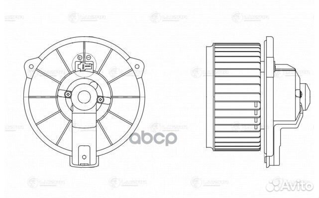 Э/вентилятор отоп. для а/м Toyota Corolla (01)