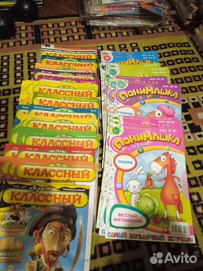 Журналы детские,наклейки
