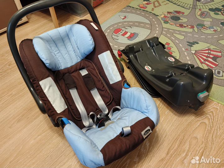 Автолюлька Britax Romer baby safe с базой isofix