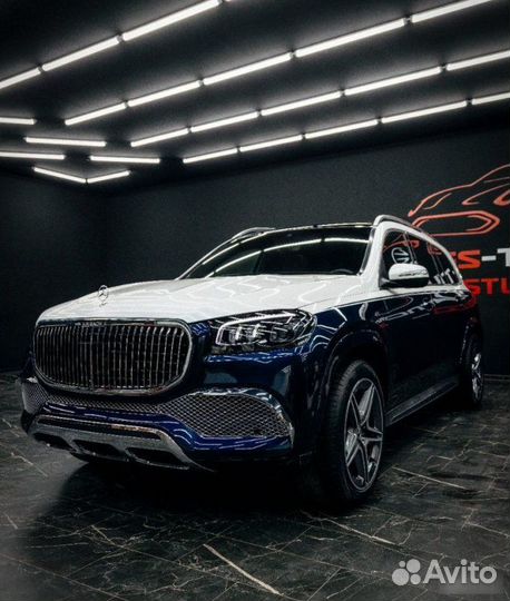 Обвес + пороги на GLS-Class X167 в стиле Maybach