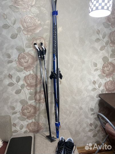 Лыжи беговые компленкт Лыжные ботинки