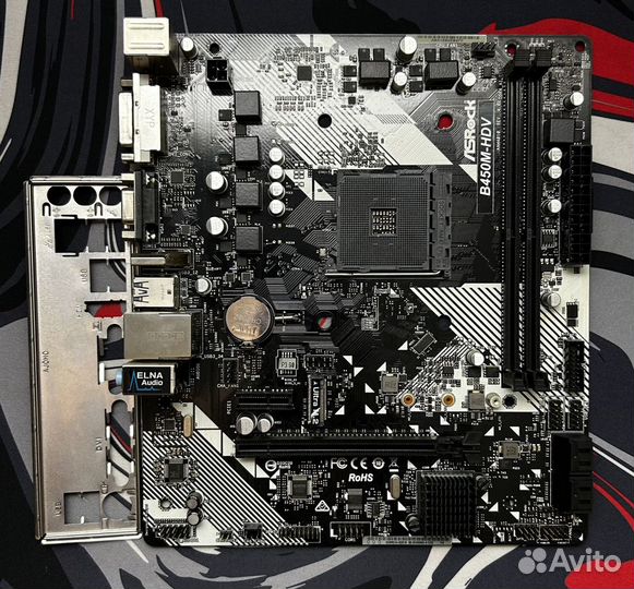 Материнская плата ASRock B450M-HDV, сокет: AM4