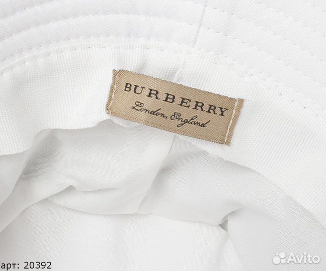Панама Burberry Белая
