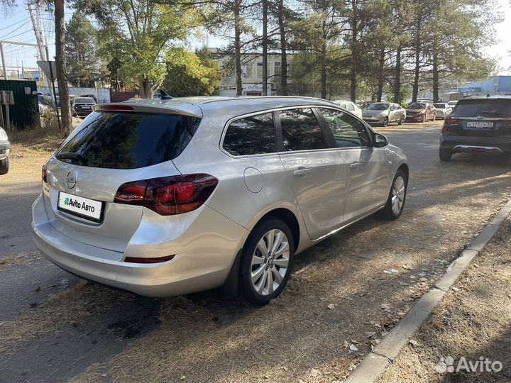 Opel Astra 1.6 МТ, 2012, 152 000 км