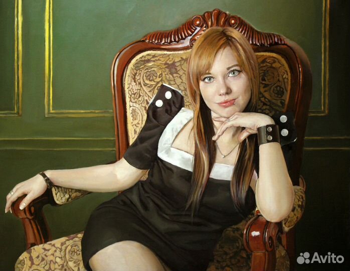 Портрет от профессионального художника по фото на