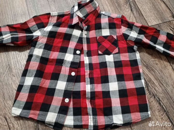 Рубашка на мальчика 104