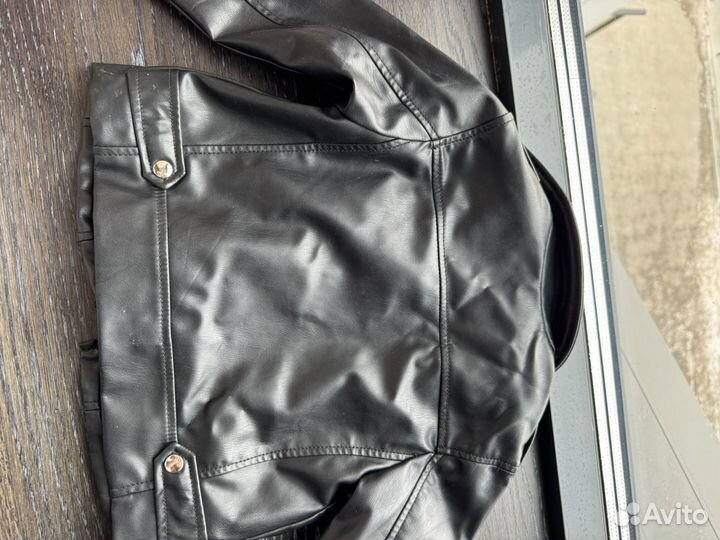 Кожаная куртка косуха zara детская