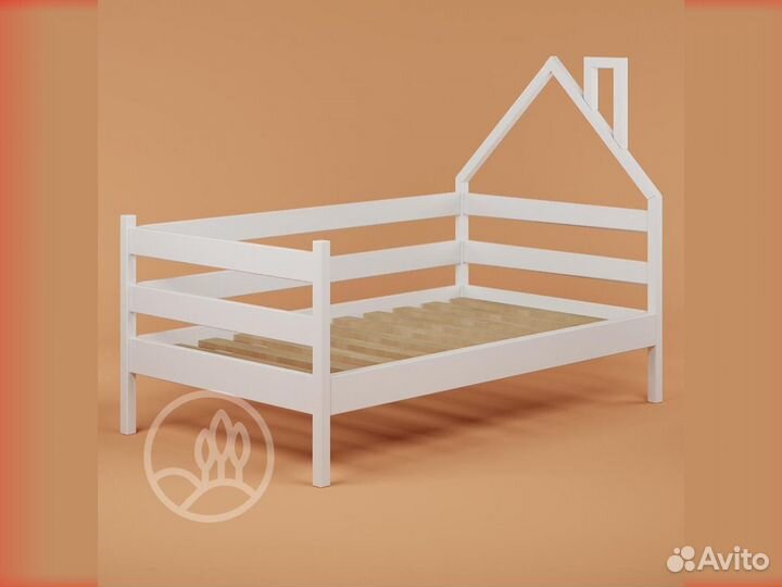 Кровать детская тахта с изголовьем домик