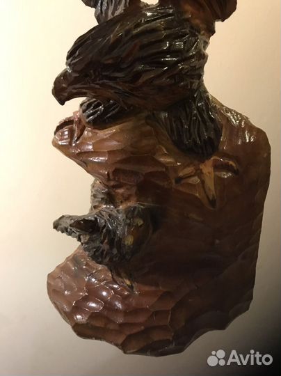 Орел Из дерева. Резьба. 50см