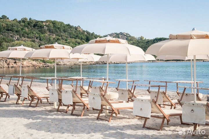 Зонты пляжные летние, ассортимент цветов