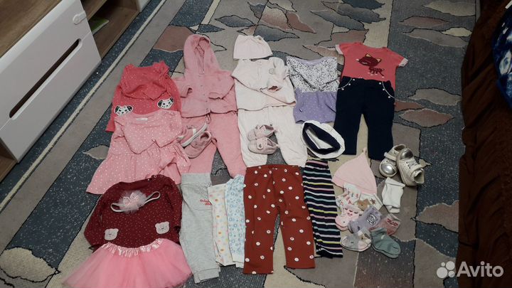 Пакет одежды для девочки 74-80