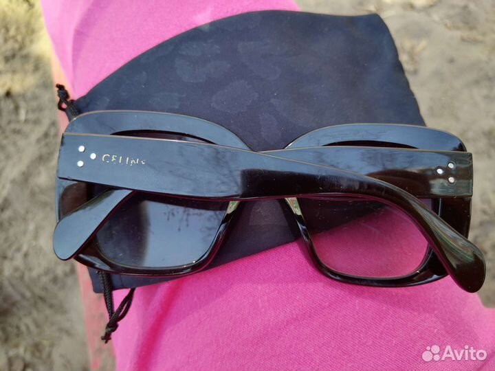 Очки солнечные celine черные всесезонные