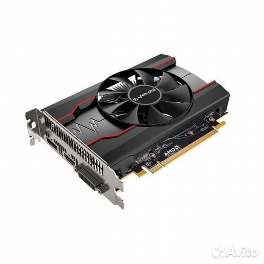 Видеокарта Sapphire PCI-E 11268-01-20G RX 550 4G OC AMD Radeon RX 550 4Gb 128bit gddr5 1206/7000 DVI