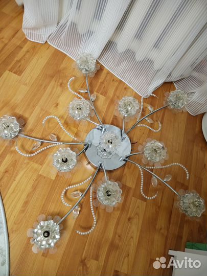 Люстра потолочная бу