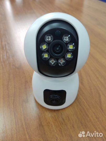 Wi Fi Камера видеонаблюдения Двойная