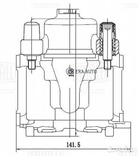 Trialli CF032117 Суппорт торм. для а/м Opel Astra G 98- перед. лев. d52мм CF 032117