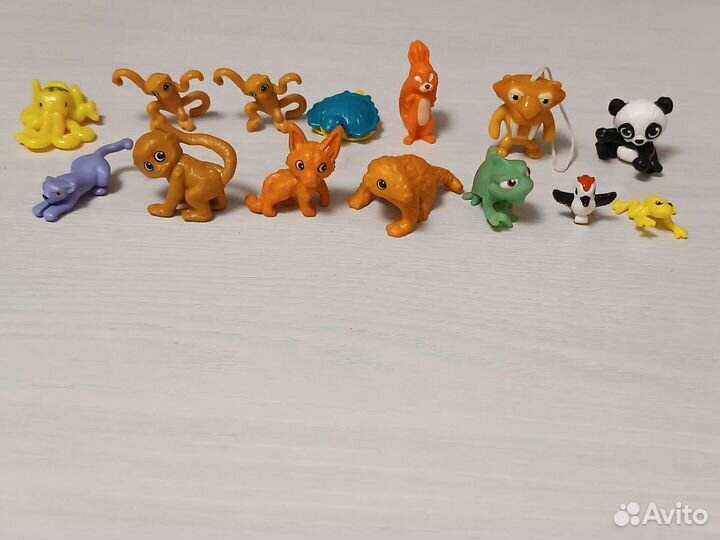 Игрушки из киндера сюрприз животные