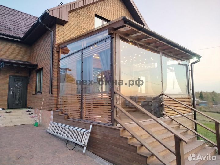 Мягкие окна для террас и беседок