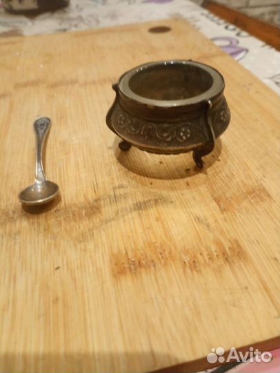 Солонка мельхиор СССР