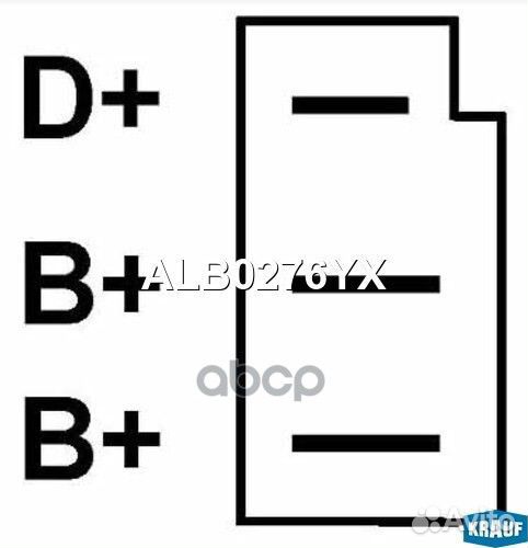 Генератор alb0276yx Krauf