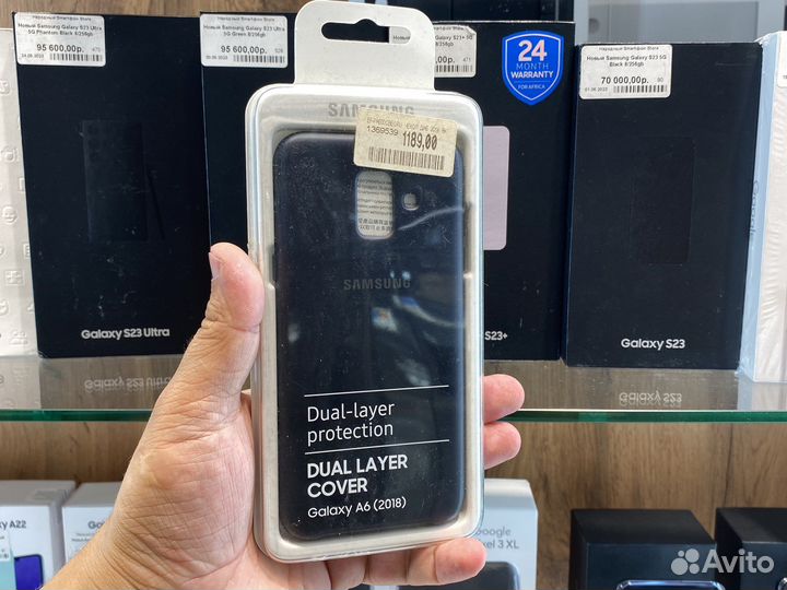 Оригинальный чехол-накладка Samsung A6 2018