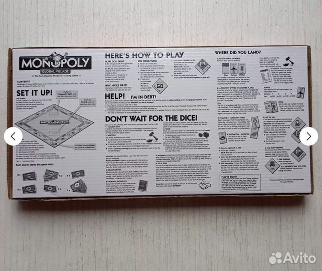 Монополия на английском новая