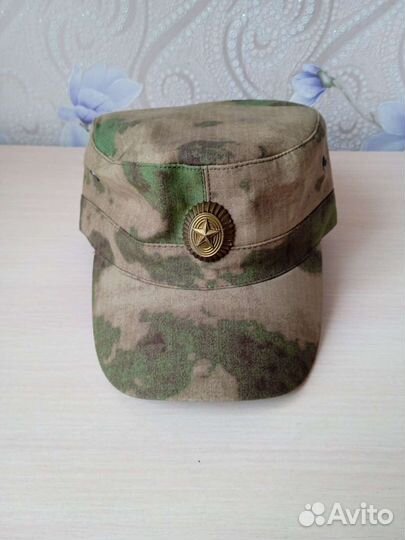 Фуражка летняя полевая камуфлированной зелёной Мох