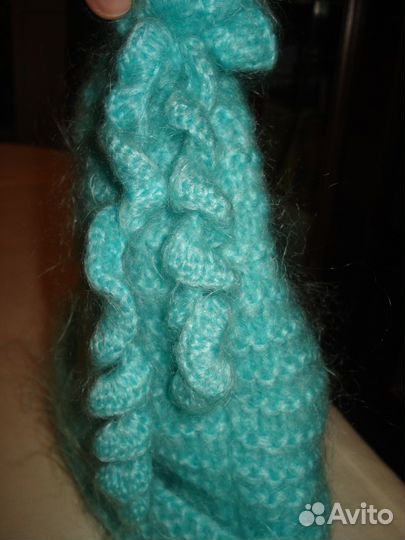 Шапка и шарф мохер