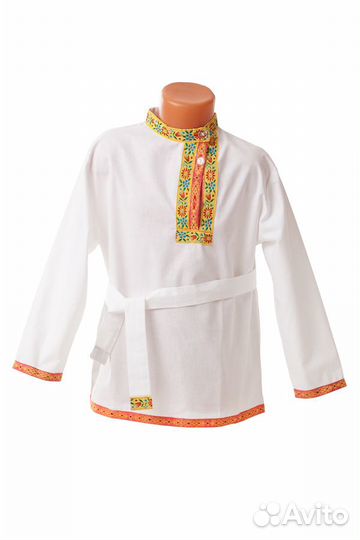Косоворотка для мальчика русская рубаха детская