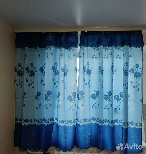 Шторы с тюлью новые