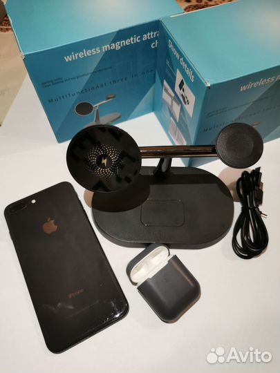 Док-станция для айфон 3в1