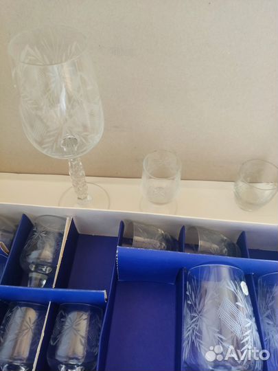 Подарочный набор -бокалы,рюмочки и стопки