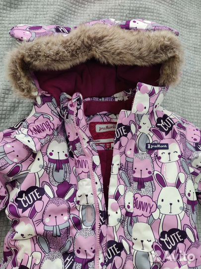 Зимний комбинезон для девочки 86