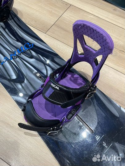 Сноуборд Burton Nug 142 + Крепления Burton Custom