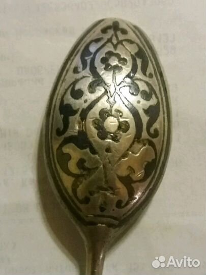 Серебряная старинная ложка