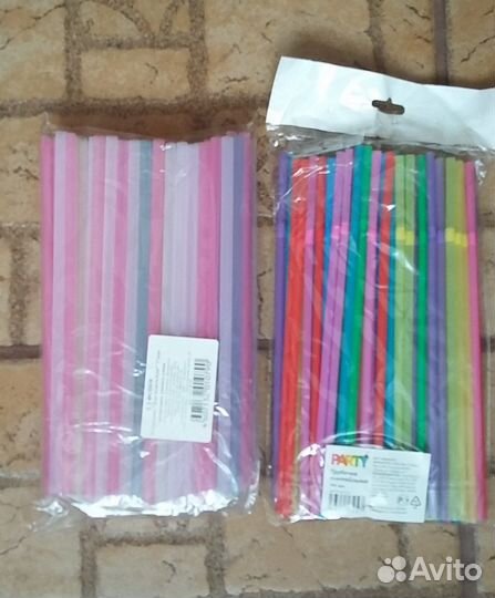 Трубочки для коктейля