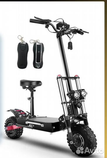 Электросамокат Х60 для взрослых с сиденьем