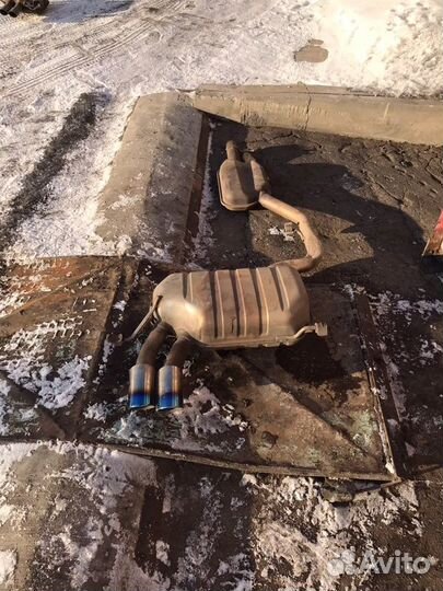 Глушитель в сборе Vw Tiguan 5N 2.0 TSI cawa/cawb