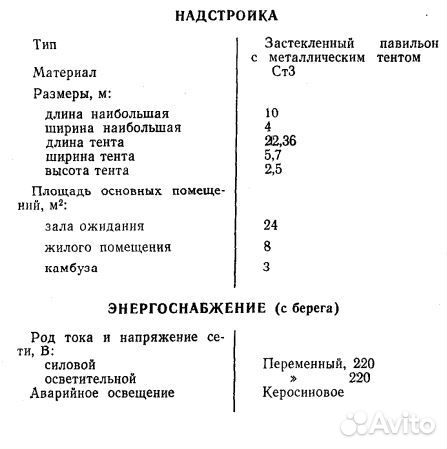 Баржа дебаркадер