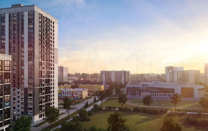 2-к. квартира, 70,5 м², 2/16 эт.