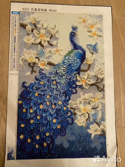 Картина из алмазной мозаики Павлин