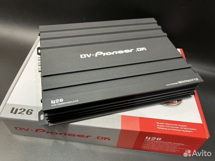 Усилитель Pioneer 1800w 4 канала
