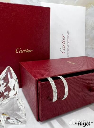 Серьги Cartier Love