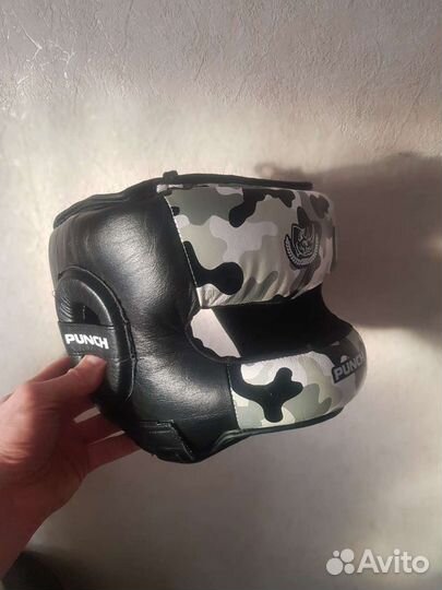 Боксерский шлем с бампером