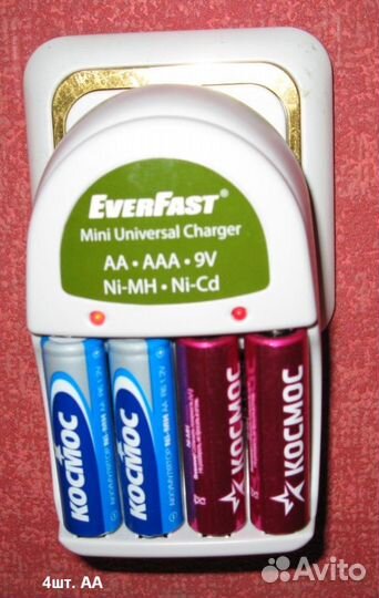 Зарядное устройство AA, AAA, 