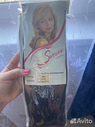 Накладные волосы на заколках натуральные