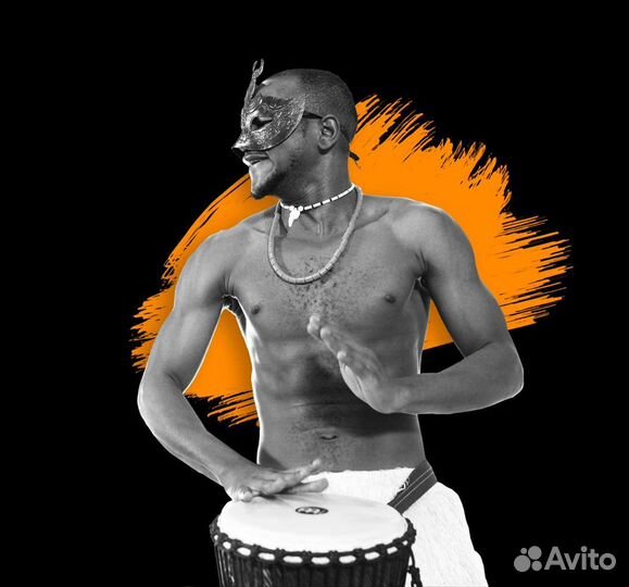 Яркое Африканское Барабанное Шоу на Праздник